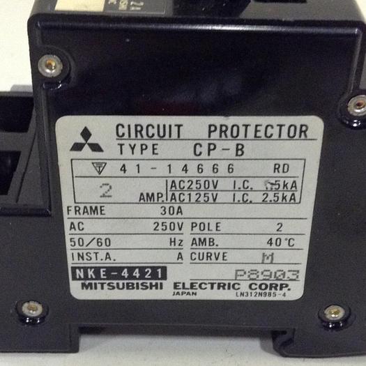 Used MITSUBISHI 2 Amp Circuit Breaker NKE-4421 #75663