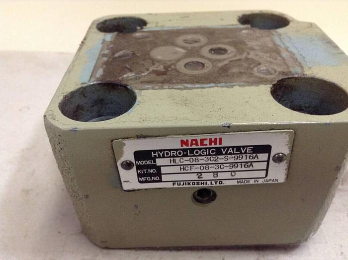 Used NACHI Hydro-Logic Valve HLC-08-3C2-S-9916A #68224