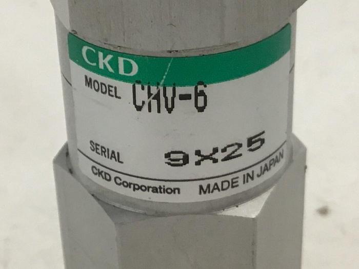 Used CKD CORP Check Valve CHV-6 #126606