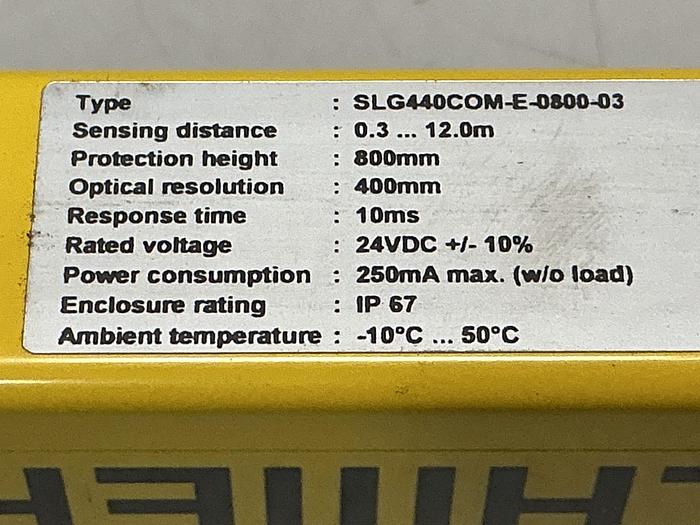 Used SCHMERSAL SLG440COM-E-0800-03