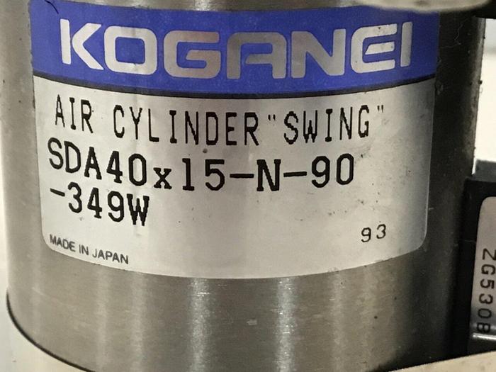 Used KOGANEI Air Cylinder Swing SDA40X15-N-90-358W #121042
