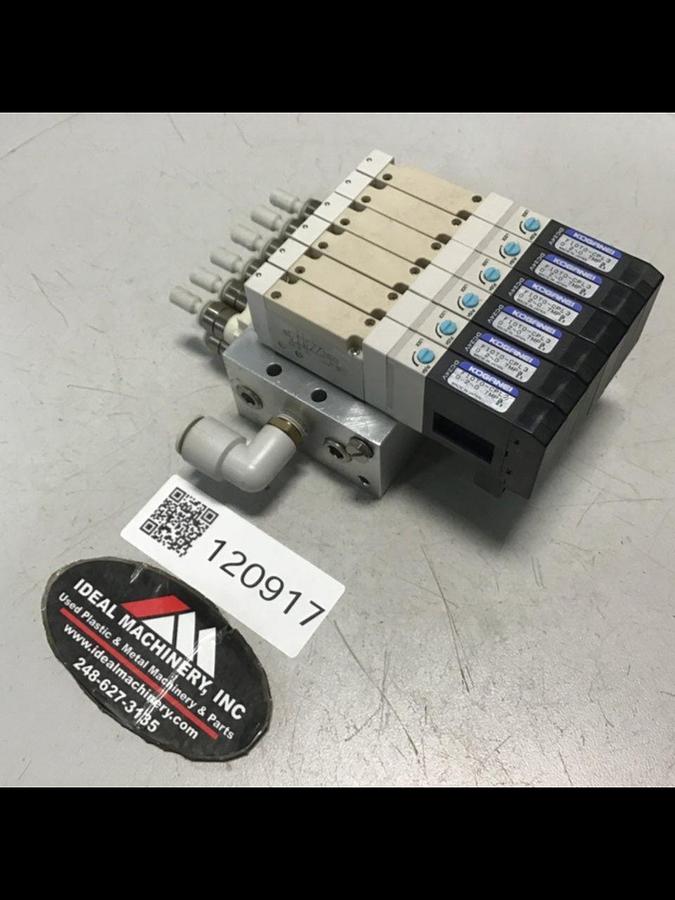 Used KOGANEI Solenoid w/ Valves F10M7AJ #120917