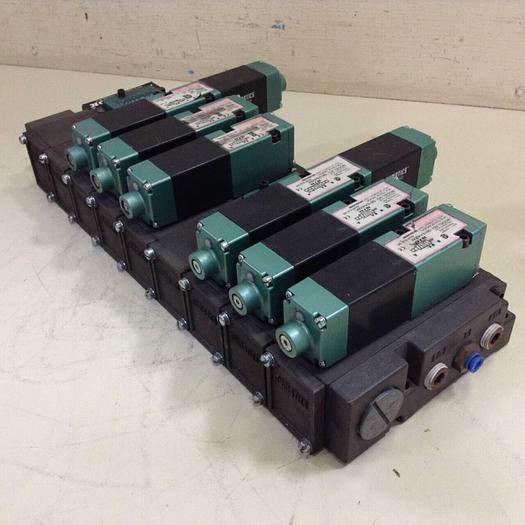 Used NUMATICS Control Block w/ Valves 081SA400M #80000