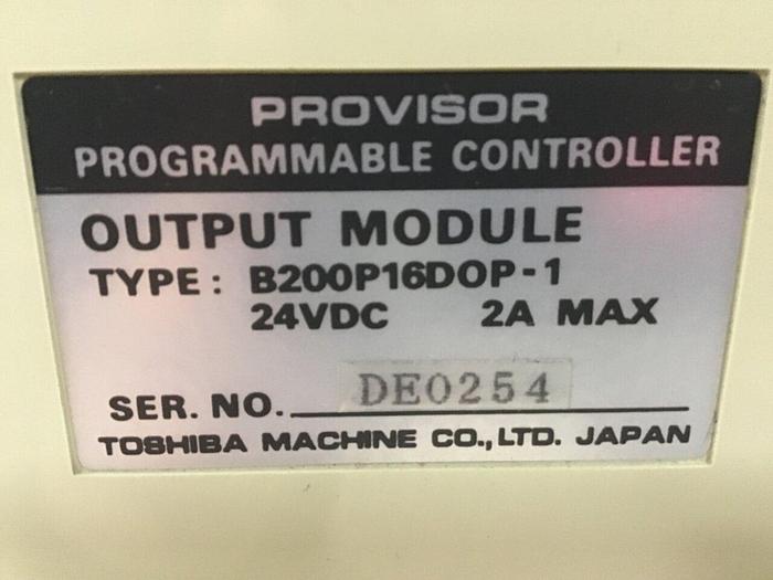 Used TOSHIBA Output Module B200P16DOP-1 #140792