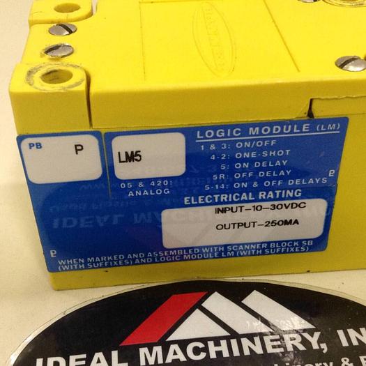 Used BANNER ENGINEERING Multi Beam Scanner Beam SBAR1GH #74263