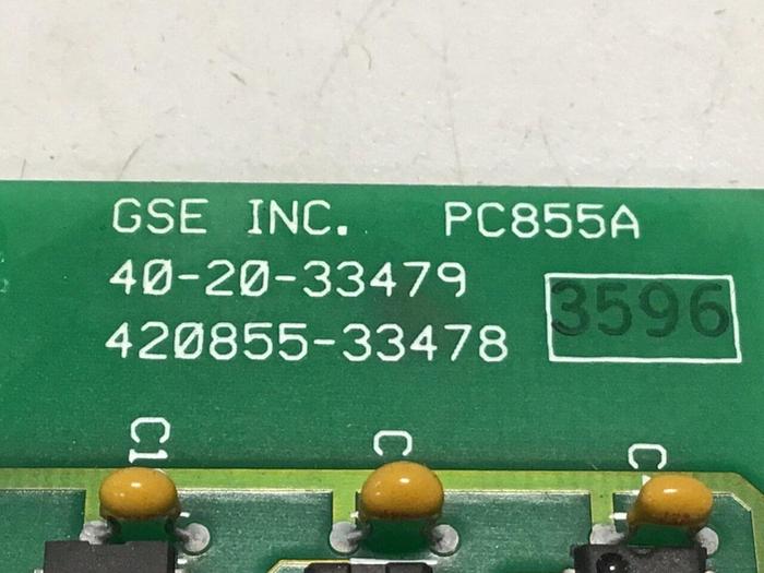 Used GSE Circuit Board PC885A 40-20-33479 #117690