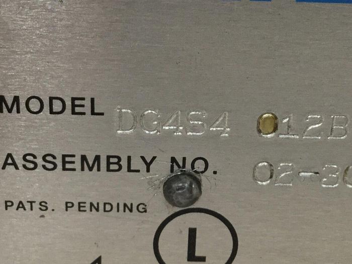 Used VICKERS Valve DG454012BUH60S552B97S #110412