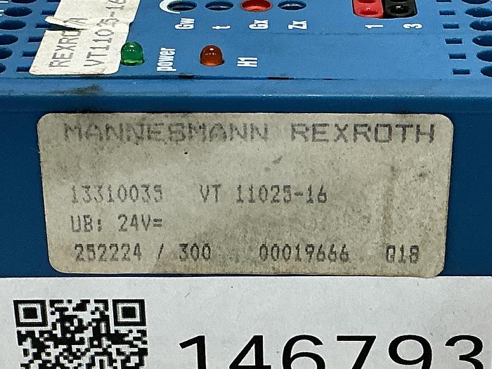 Used MANNESMANN REXROTH VT11025-16