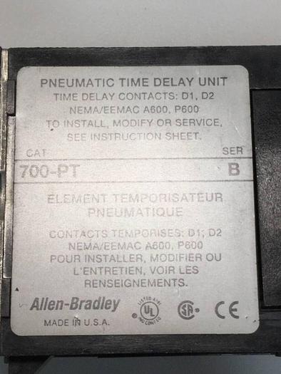 Used ALLEN BRADLEY DC Relay 700DC-P400Z24 #92916