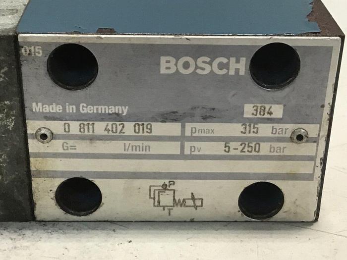 Used BOSCH Proportional Pressure Relief Valve 0 811 402 019 Used