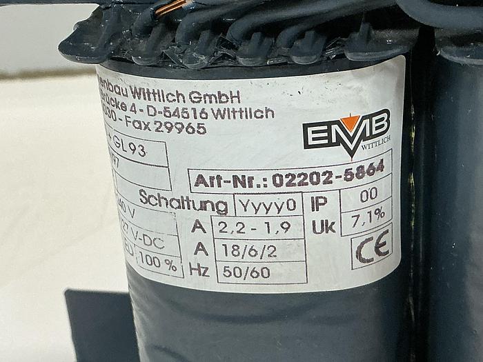 Used EMB WITTLICH PU 93 + GL 93