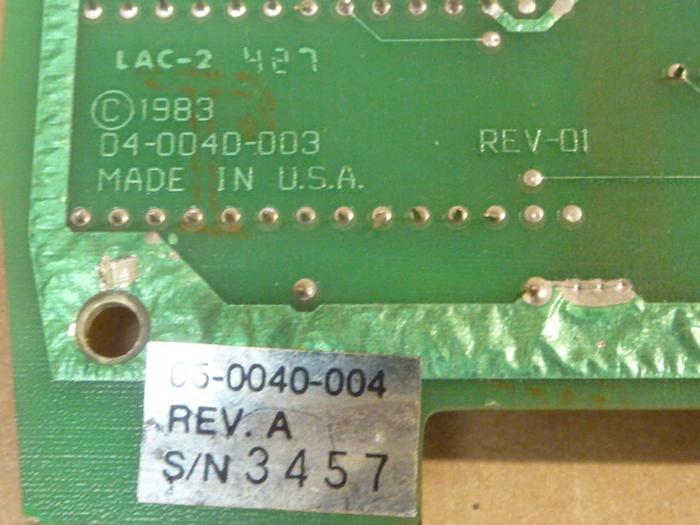 Used QUADRAM Circuit Board 05-0040-004 #32283