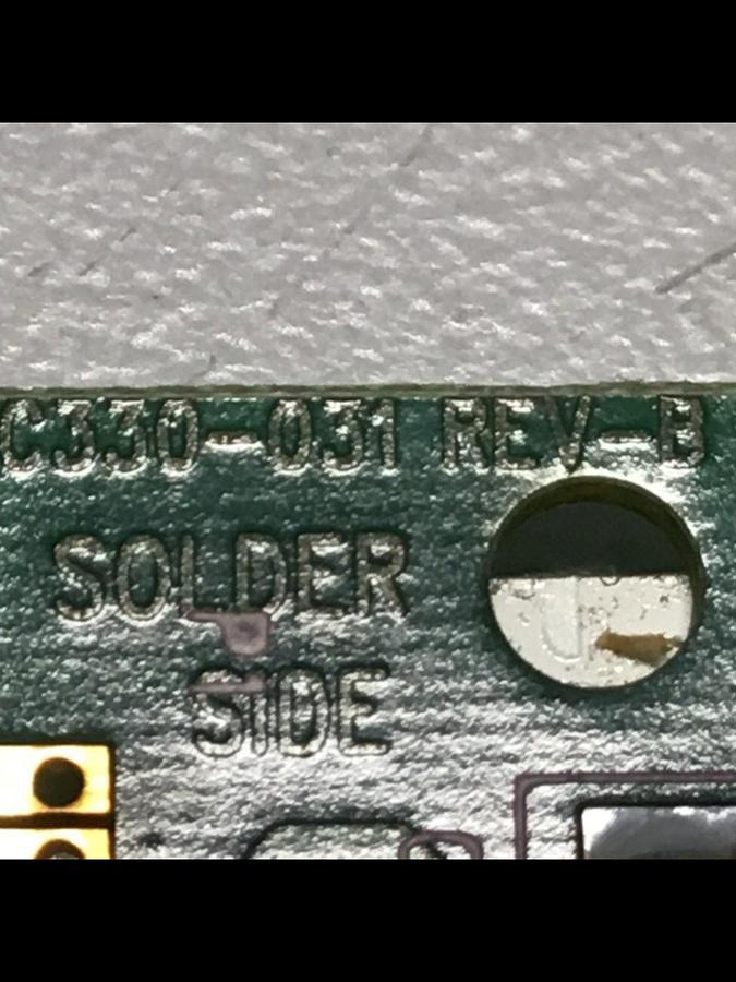 Used VAN DORN Sequencer Circuit Board PC330-029 330-029 Used