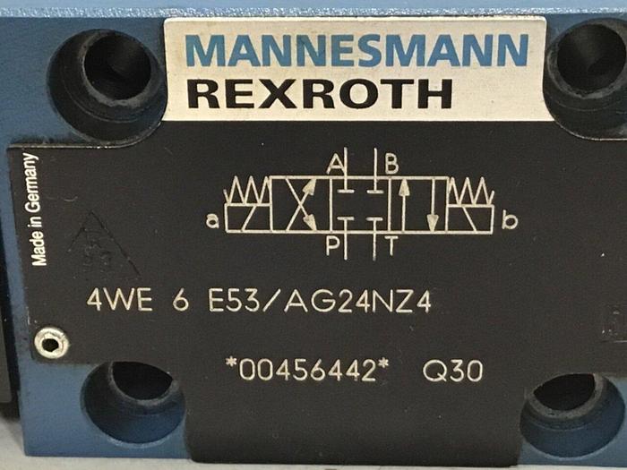 Used MANNESMANN REXROTH Valve 4WE6E53/AG24NZ4 USED #140380