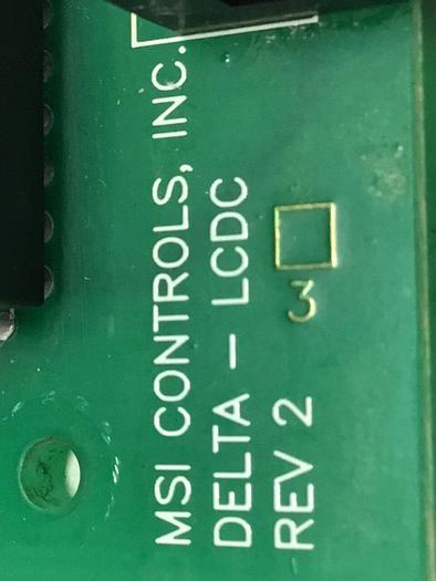 Used MSI CONTROLS Hot Runner Circuit Board DELTA-LCDC #111851
