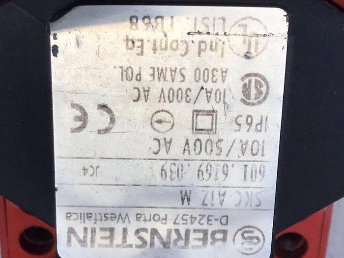 Used BERNSTEIN Safety Switch SKC-A1Z M #121226
