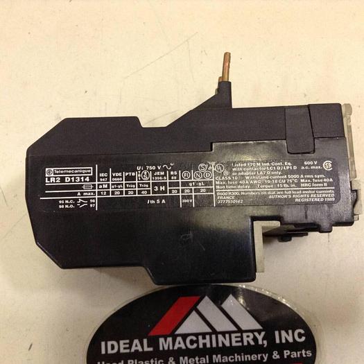 Used TELEMECANIQUE Overload Relay LR2D1314 #76184