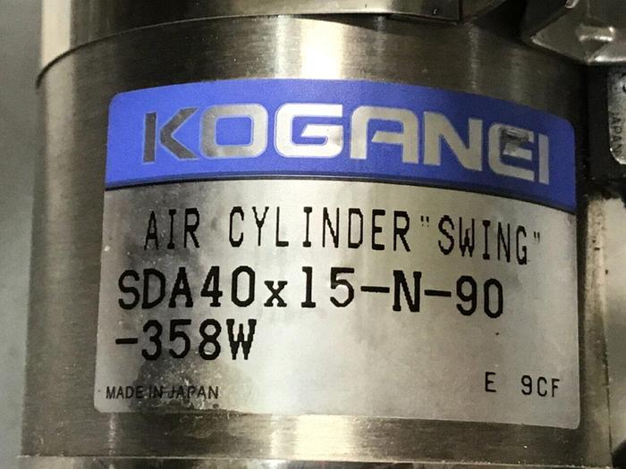 Used KOGANEI Air Cylinder Swing SDA40X15-N-90-358W #122317