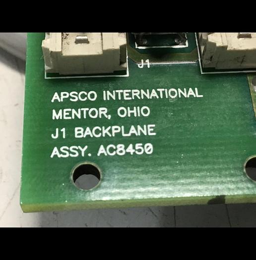 Used APSCO Van Dorn Rack Circuit Board AC8450 USED