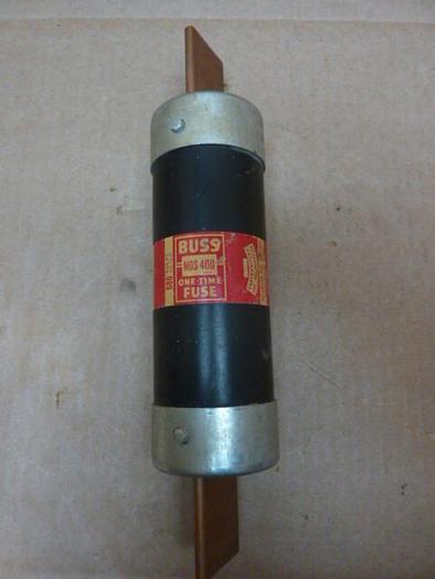 Used BUSSMANN 400 Amp Fuse NOS-400 #27395