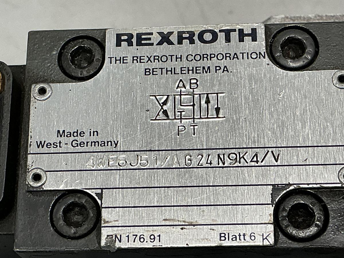 Used REXROTH 4WE6J51/AG24N9K4/V