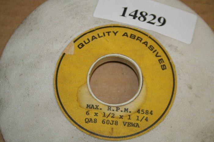 Used QUALITY ABRASIVES Grinding Wheel QA8 60J8 VEWA Used
