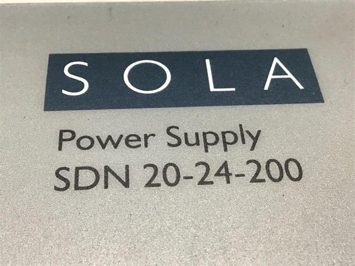 Used SOLA ELECTRIC Power Supply SDN20-24-200 Used #144460