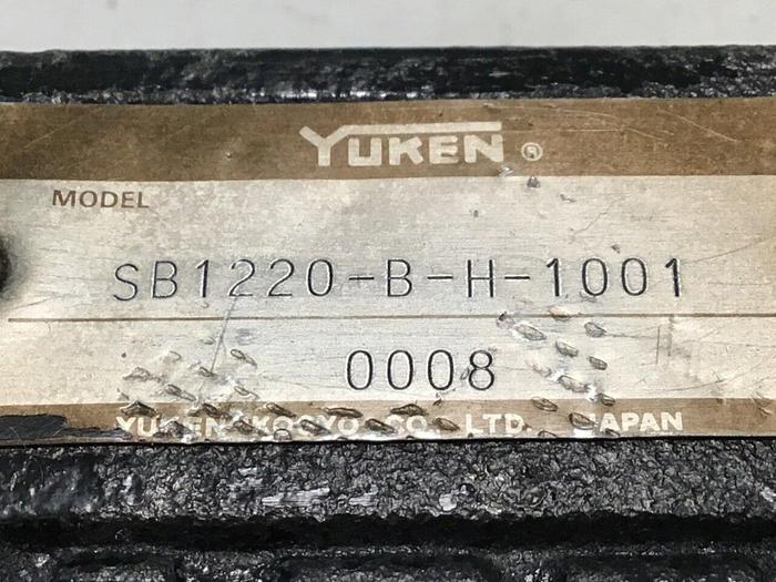 Used YUKEN Valve SB1220-B-H-1001 #111868