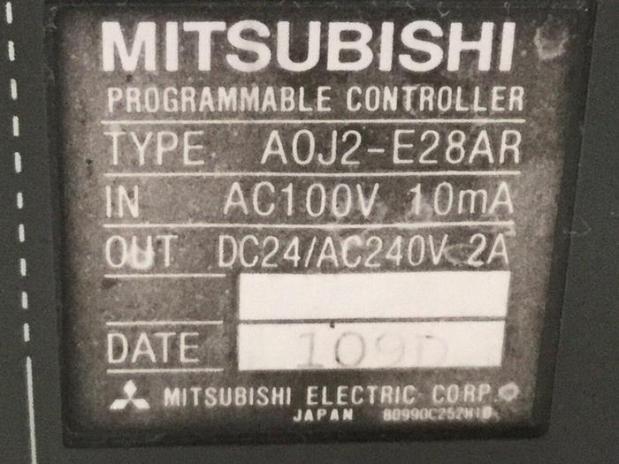 Used MITSUBISHI Programmable Controller A0J2-E28AR #109354