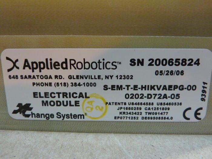 APPLIED ROBOTICS INC Electrical Module 0202-D72A (-05) New