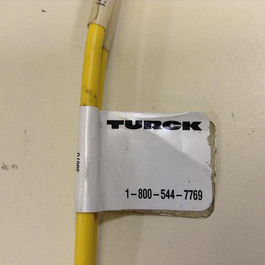 Used TURCK ELEKTRONIK Junction Cable VBRS 4.4-2PKG 3M-0.3/0.3 #79816