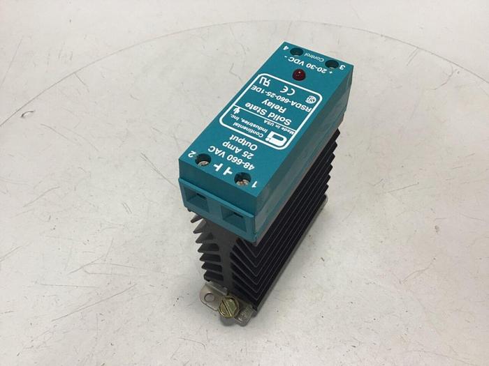 Used CONTINENTAL INDUSTRIES Solid State Relay RSDA-660-25-1DE #138134