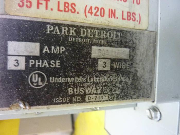 Used BUSSMANN Bus Dust Junction Tap Box BUS080 Used