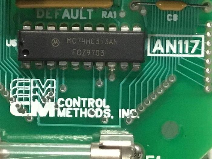 Used CONTROL METHODS Circuit Board AN117 Used