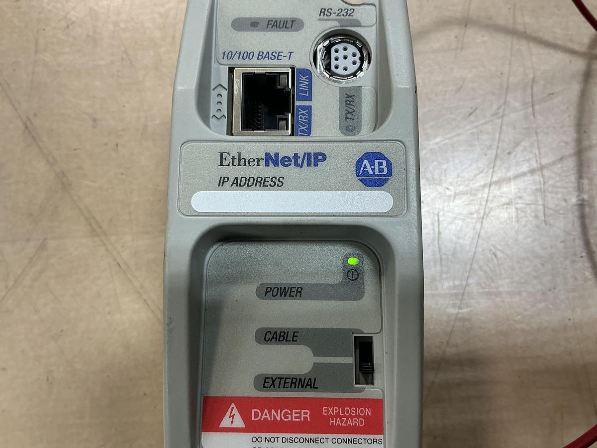 Used ALLEN BRADLEY 1761-NET-ENI SER.D