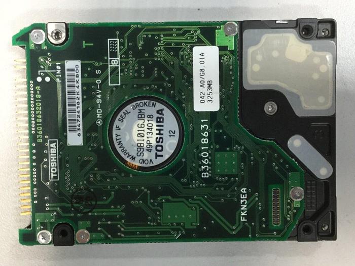 Used TOSHIBA Hard Drive MK3209MAT #108652