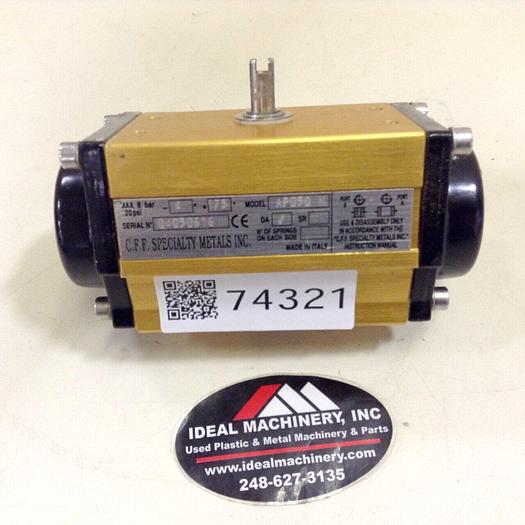 Used CFF SPECIALTY METALS Pneumatic Actuator AP050 N #74321