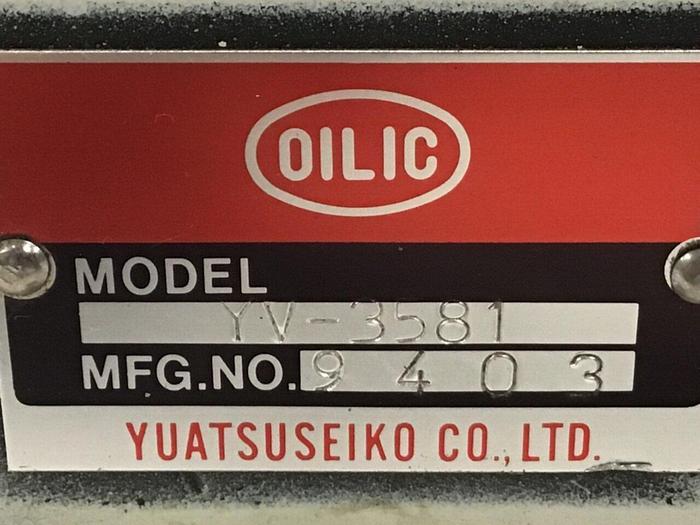 Used YUATSU SEIKO Valve YV-3581 #128588