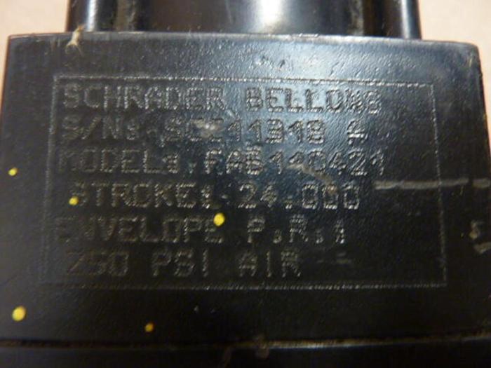 Used SCHRADER BELLOWS Cylinder FAB110421 #27293