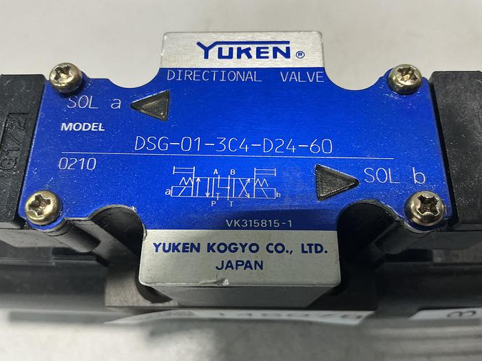 Used YUKEN KOGYO DSG-01-3C4-D24-60