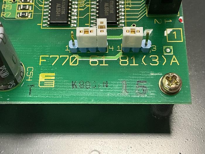 Used FUJI VT-1000IID Control Display Panel Used