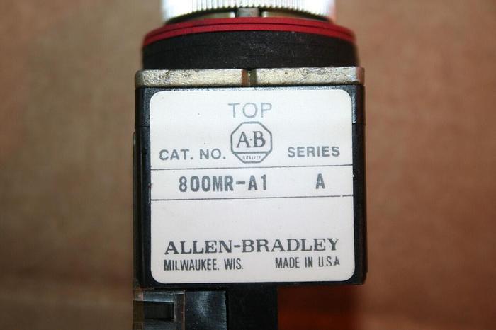 Used ALLEN BRADLEY Push Button 800MR-A1 GREEN Used