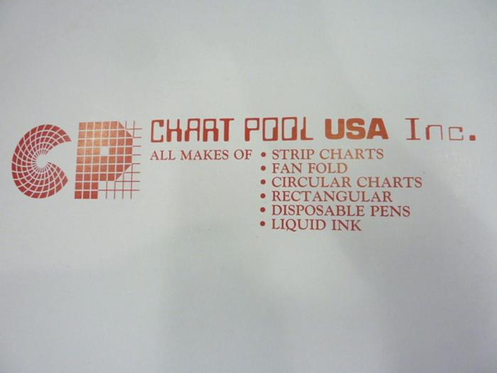 Used CHART POOL Circular Recording Charts 105/1011 43041 for Sale