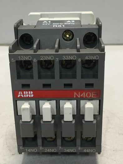 Used ABB Contactor Relay N40E #101939