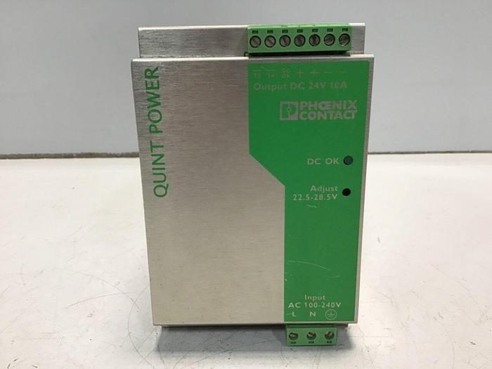 Used PHOENIX CONTACT Power Supply QUINT-PS-100-240AC/24DC/10 Used