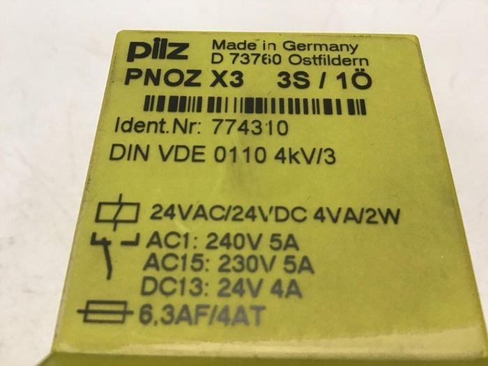 Used PILZ Safety Relay PNOZX3-3S/10 #129391