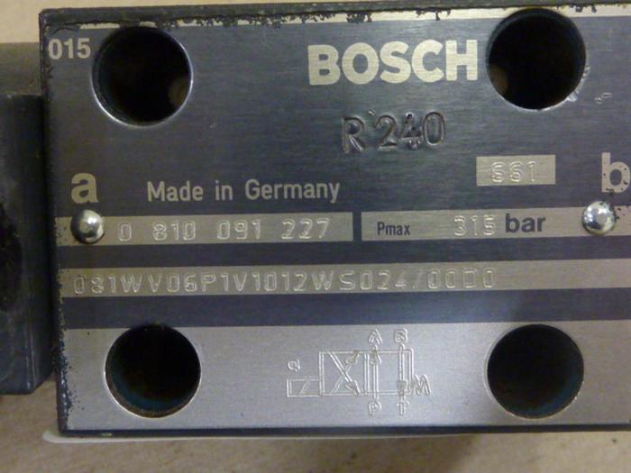 Used BOSCH Directional Valve 0 810 091 227 #47241