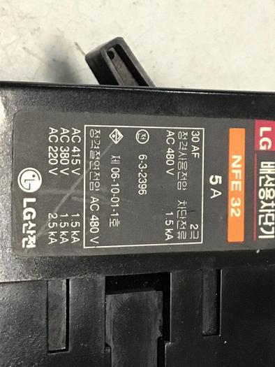 Used LG Circuit Breaker 5 Amp NFE32-5A #119797