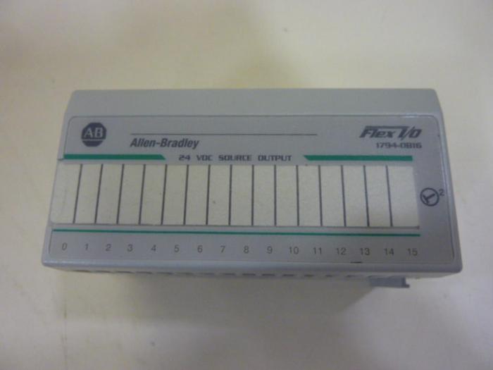 Used ALLEN BRADLEY I/O Module 1794-OB16 SER A #60882
