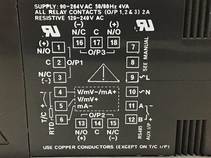 Used WEST ELECTRONICS Temperature Control 6100 / TC #135859